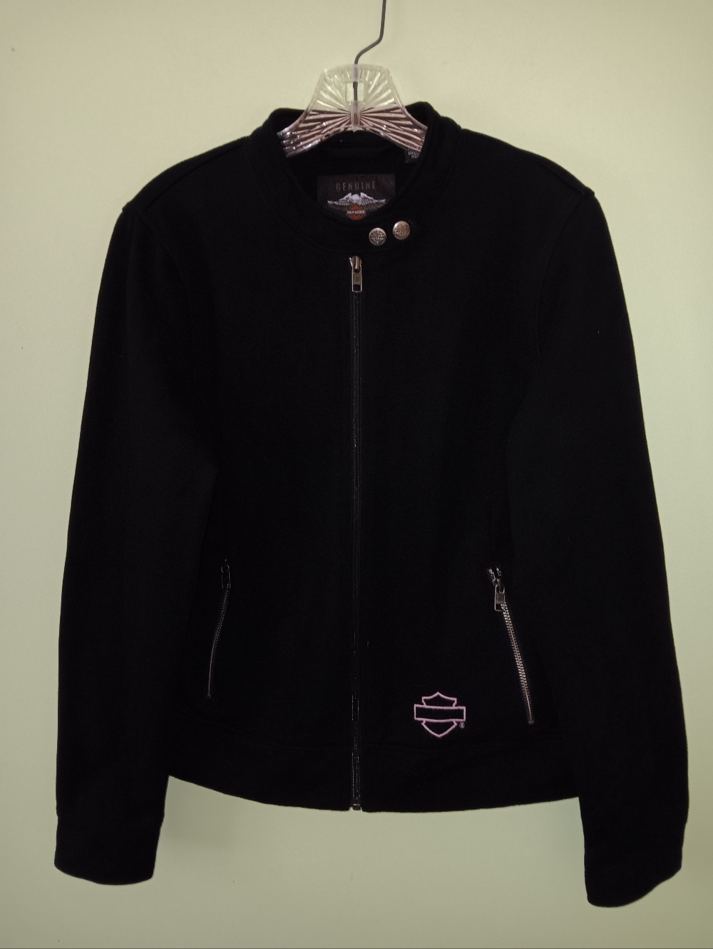 Geniune Harley Davison Ladies Black Motorclothes Jacket
